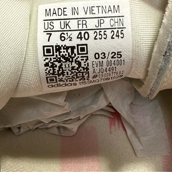 New adidas Taekwondo Lace Off White / Pink JQ4491 Size 6Y/7.5W, 7Y/8.5W Womens - Picture 12 of 12